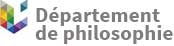 Département de philosophie